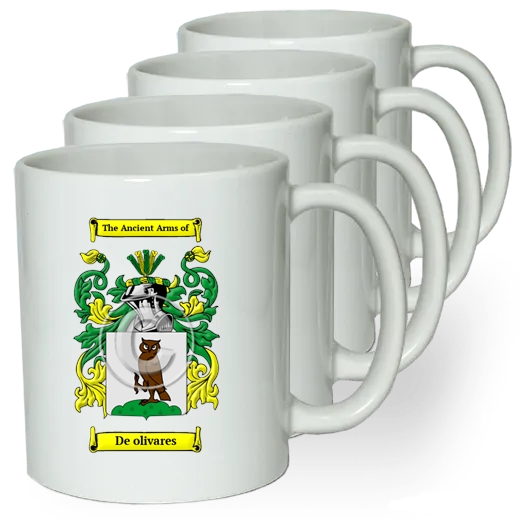 De olivares Coffee mugs (set of four)